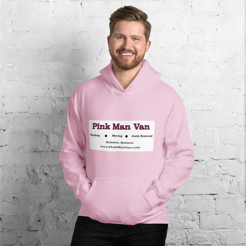 Pink Man Van Unisex Hoodie